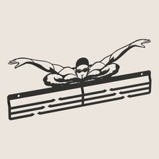 Support De Médaille Nageur