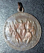 Exceptionnelle médaille religieuse bronze fin XXe "Pape Jean-Paul II"