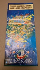 plan du parc mirapolis été 1988 , 60 x 45 cm