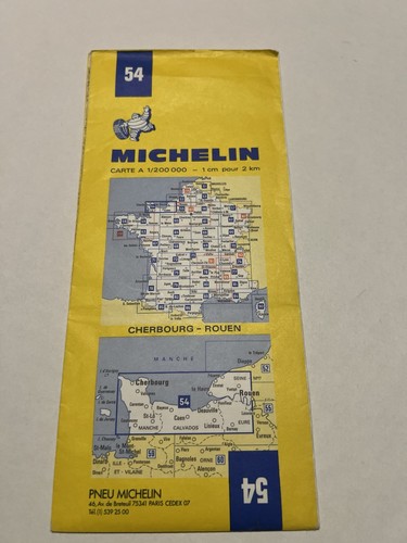 Michelin carte routière 54 - carte,
