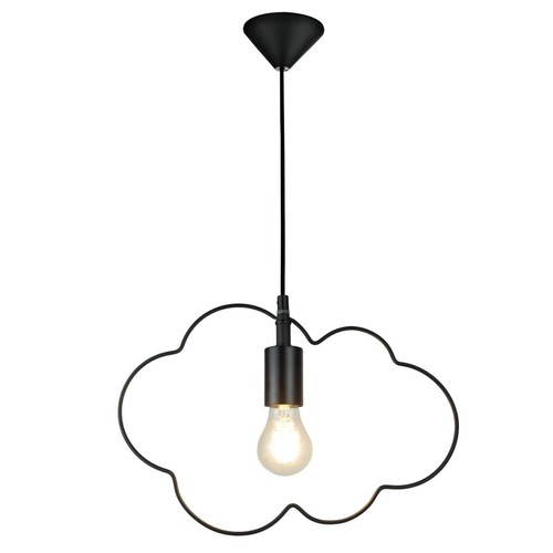 Suspension métal noir forme - suspension,