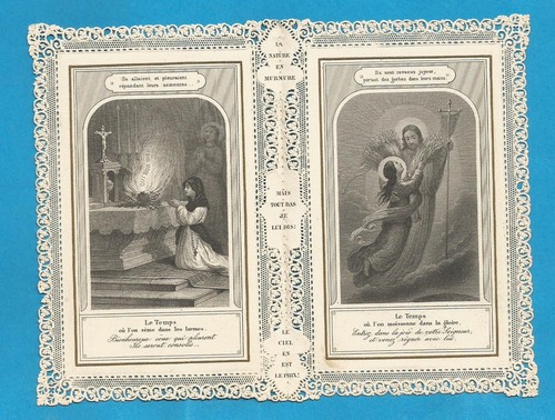 Image pieuse canivet double - image,