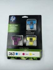Pack Cartouches originales HP 363 (cyan + magenta + yellow) pour HP Photosmart