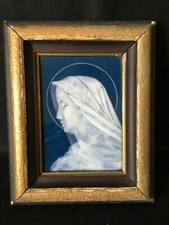 Plaque en porcelaine pâte sur