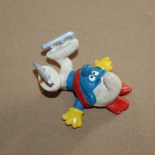 Figurine schtroumpf patins - schtroumpf,