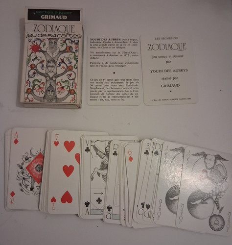 Vintage jeu cartes - jeu, 54