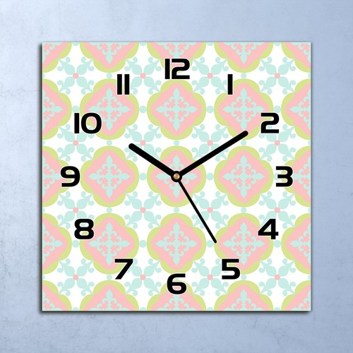 Horloge murale design verre - horloge, en