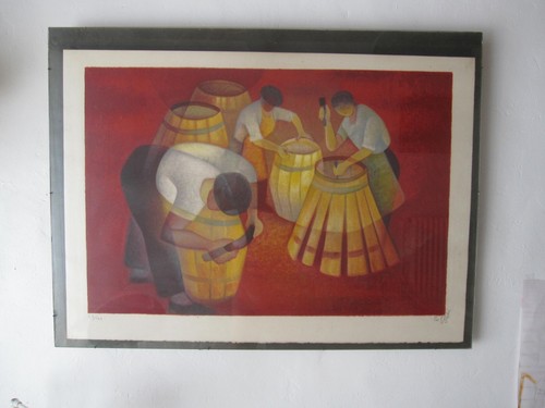 Lithographie louis toffoli - toffoli,
