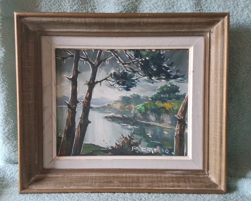 Pierre cario huile sur toile - huile,