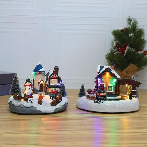Village noël créatif - village,