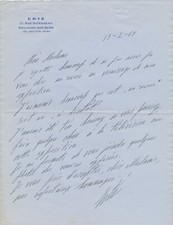 ERTÉ Erte Tirtoff lettre