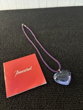 Collier cœur bleu reflet