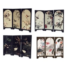 Mini paravent pliable Feng Shui, décoration pour comptoir, bureau, maison