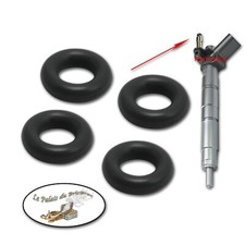 4 Joints toriques - retour injecteur Adaptable Bosch/Siemens Piezo
