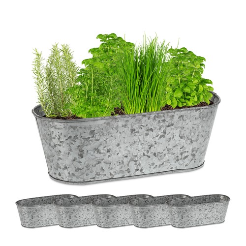 Pot zinc seau décoratif - pot,