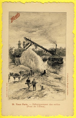 Cpa gravure vieux paris - gravure,