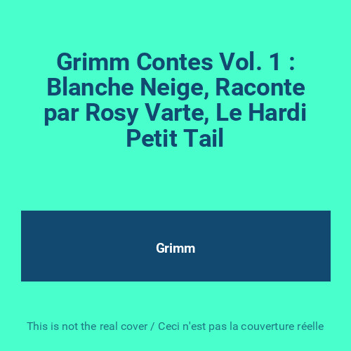 Grimm contes vol blanche - contes, :