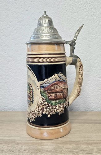 Chope bière vintage - à,