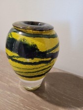 Rare vase en verre soufflé