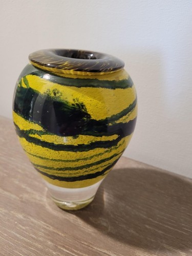 Rare vase verre - verre, soufflé