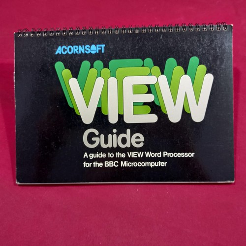 Guide view acornsoft - view, 1ère