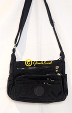 Sac Bandoulière Noir - Léger & Pratique - Multi-Poches 🖤