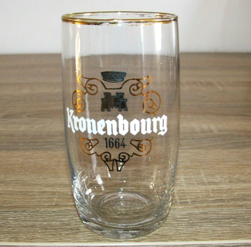 Ancien verre bière - à,