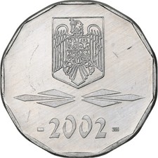 [#1251160] Rumänien, 5000 Lei, 2002, Bucharest, Aluminium, VZ, KM:158