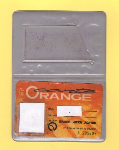 Vintage carte orange - carte,