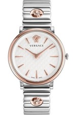 Montre Versace VE8105022 pour Unisex Gris argent en Acier inoxydable