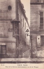 Carte postale ancienne postcard VIEUX PARIS rue de la madone rue de la vierge