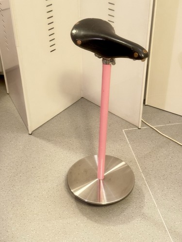 Tabouret sella métal rose - sella,