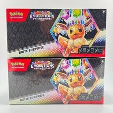 Pokémon TCG Lot de 2x Coffret Boîte Surprise EV8.5 Évolutions Prismatiques