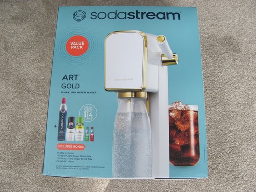 New sodastream art gold soda - new,