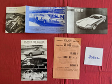 N° 20602 / SOVAM VS 1100 découvrable et 1300 GS / dépliant + prospectus + tarif