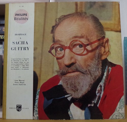 Hommage sacha guitry french - hommage, a