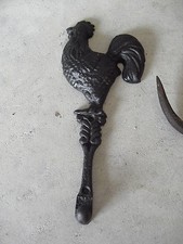 Modern Cast Iron Rooster Wall