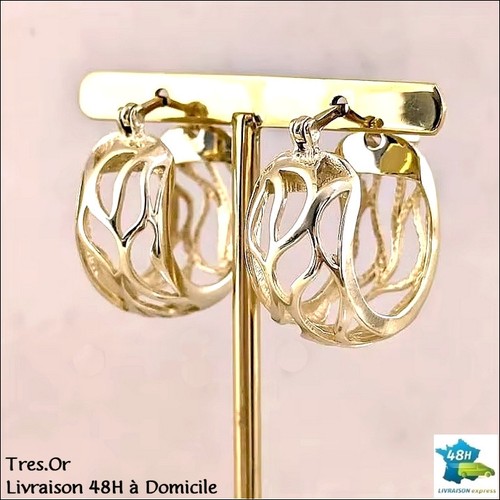 Boucles oreille créoles - d'oreille,