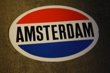 Ancien petit autocollant / stickers )) AMSTERDAM / HOLLAND