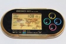 SEIKO World Time Alarm S991-4020 EK702K digital vintage clock Japan
