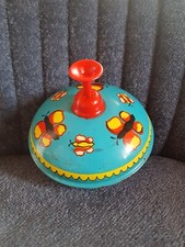 TOUPIE ANCIENNE EN TÔLE