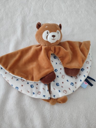 Doudou plat rond panda - plat,