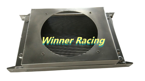 Aluminum radiator shroud - aluminum, &shroud
