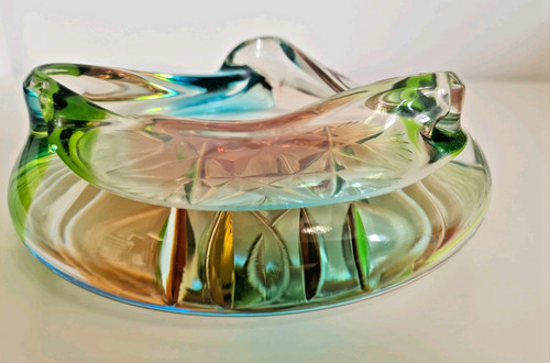 Cendrier verre massif - verre,