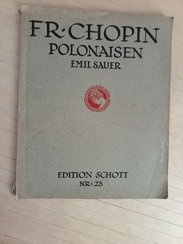 F.Chopin partitions