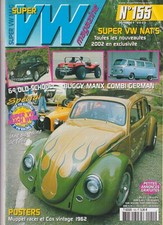 SUPER VW MAGAZINE N°155 64 OLD-SCHOOL / BUGGY MANX / COMBI GERMAN / BEACH WEEK