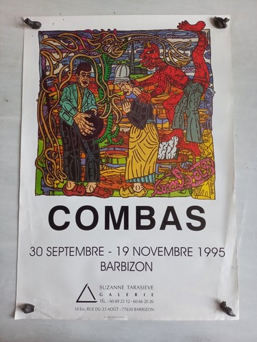 Affiche combas 1995 - combas, expo