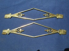 2 ornements ancien laiton