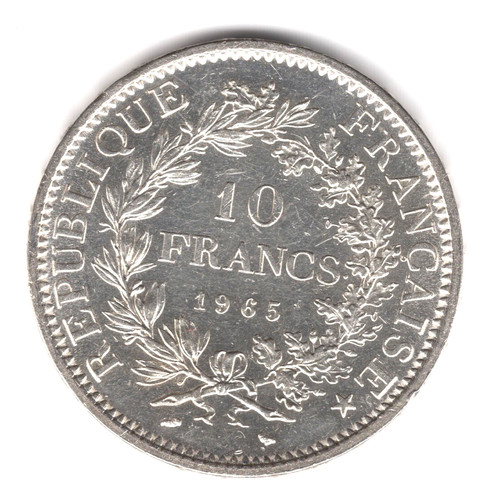 Francs hercule 1965 en - 10,