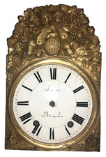 Façade d'horloge comtoise